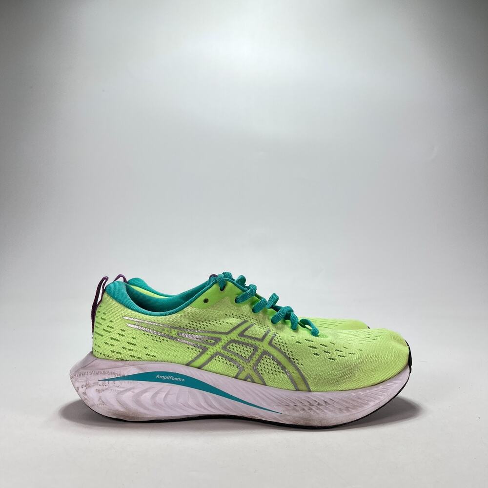 ASICS Gel-Excite 10 Illuminate Green Silver Running Shoes 1012B418 Womens Size 6